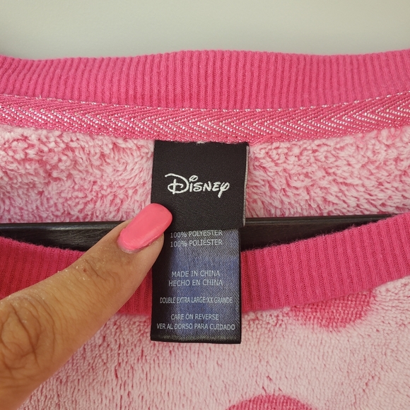 Disney Women's 2 piece fleece jogger pajama lounge set pink - Picture 4 of 11